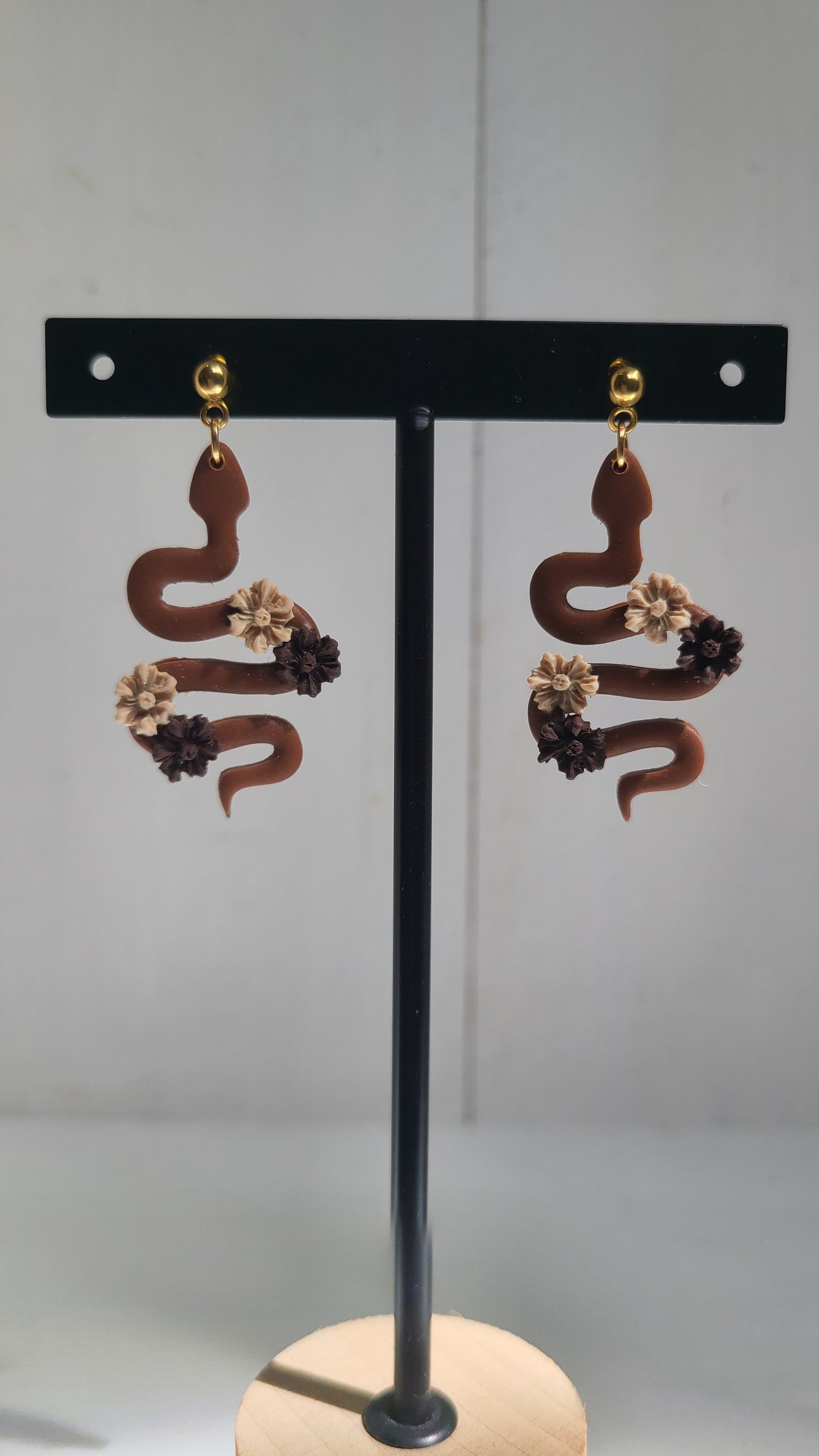 Boucles d'oreilles snake
