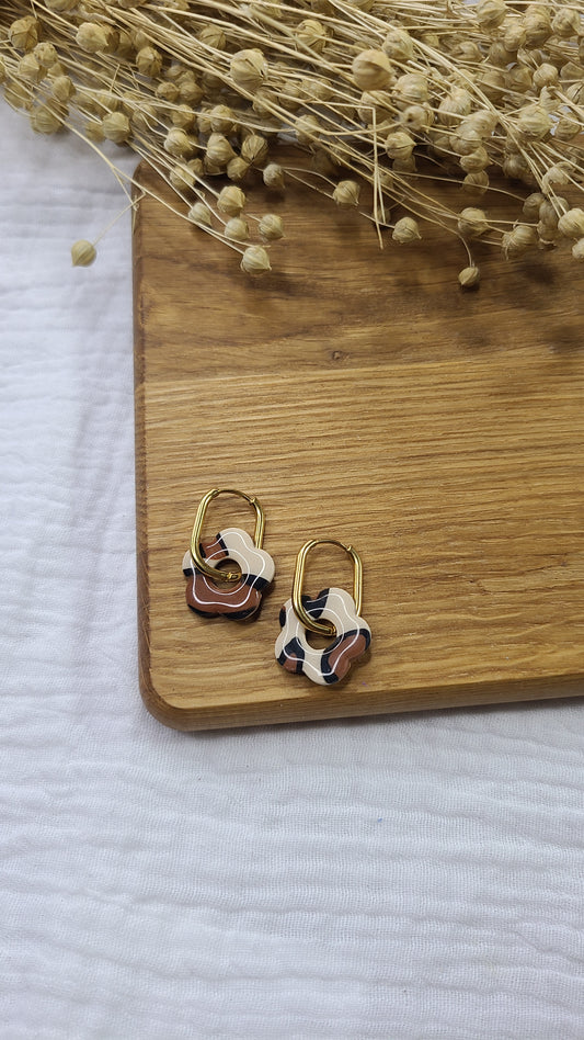 Boucles d’oreilles Mayar + pampilles