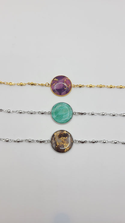 Bracelet effet pierre