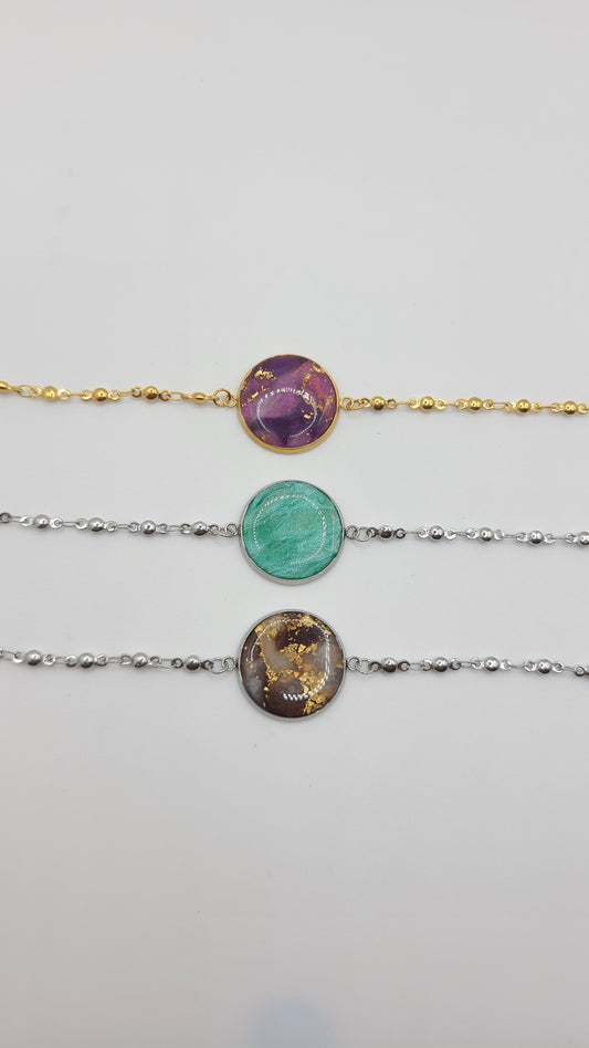 Bracelet effet pierre