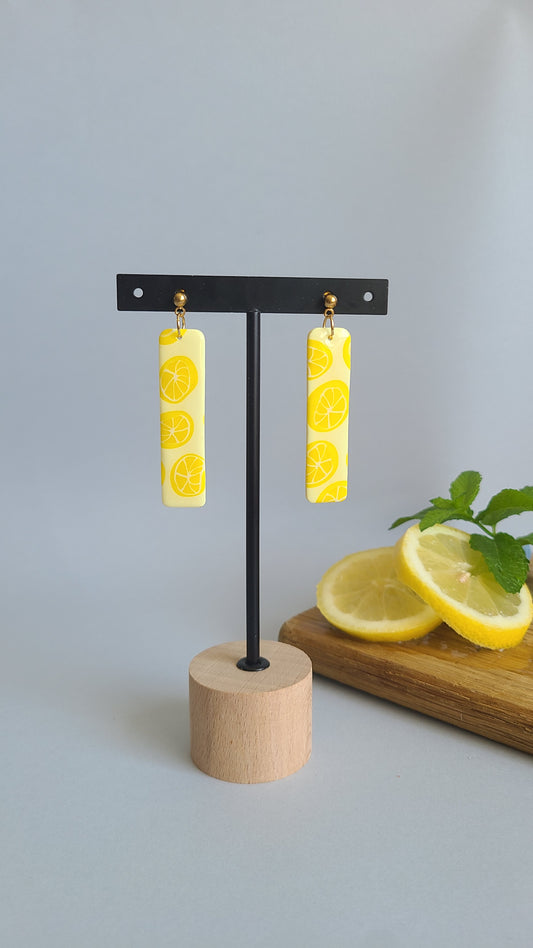 Boucles d'oreilles Citronella